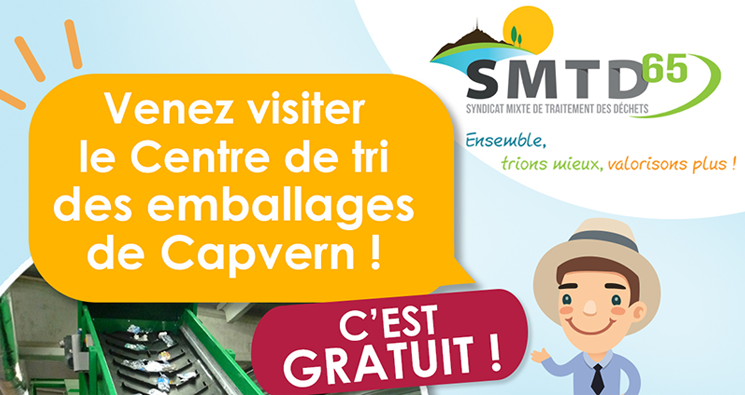 VISITE GRATUITE DU CENTRE DE TRI DES EMBALLAGES DE CAPVERN